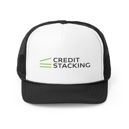 Credit Stacking Logo Trucker Hat